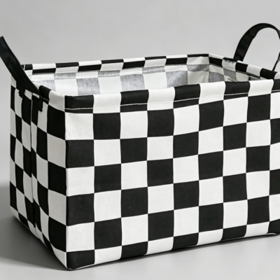 Collapsible Waterproof Rectangular Toy Storage Basket