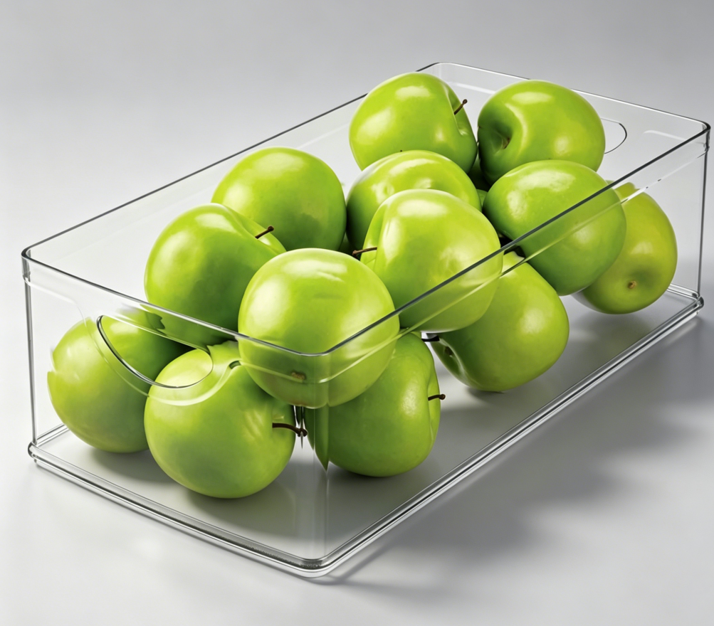 Stackable Clear Extra Long Pantry Bin