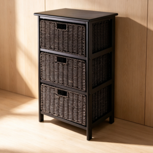 3 Basket Stackable Home Storage Rack